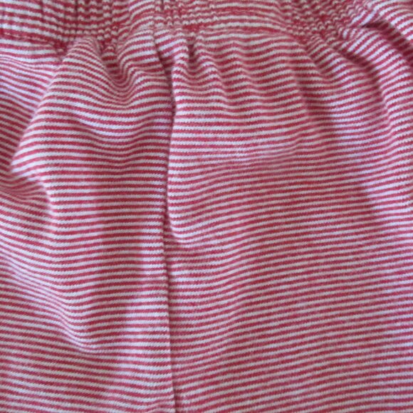 Carters Girls Pull On Elastic Pants 12M Red White Blue Stripe Jogger Bottoms - Picture 5 of 5